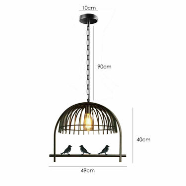 Vintage Bird Cage Chandelier Pendant Light